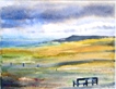 12  Margaret Crouch  View Towards the Solway  Watercolour